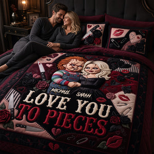 Scary Villain Quilt Bed Set - Personalized Gifts For Couple 02tydt150826
