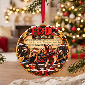 ACDC Band Christmas Ornament - Personalized Gifts For Rock Lovers 02natn261026