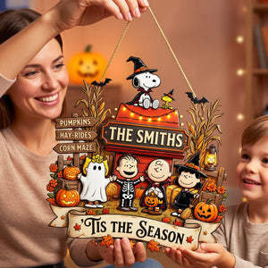 Tis The Season Acrylic Sign - Personalized Halloween Gifts For Family 04pgta300726