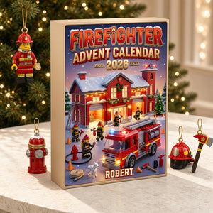 Firefighter Advent Calendar Blind Box - Personalized Christmas Gifts For Firefighter 03pgdt291026