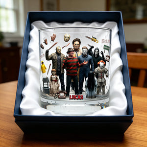 Scary Villain Drinking Glass - Personalized Gifts For Horror Lovers 04ohtn110326