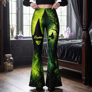 Personalized Enchanted Witch Flare Leggings – Halloween Gifts For Her 03naqn310726