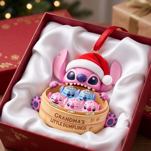 Grandma's Adorable Grandkids Christmas Ornament - Personalized Gifts For Grandma 02OHTN051026