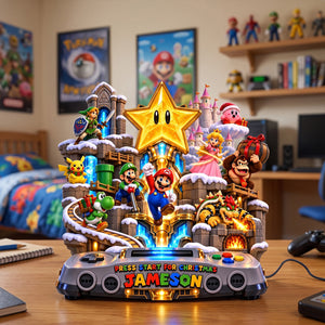 Game Retro Acrylic Light Box - Personalized Gifts For Christmas 01hatn171026