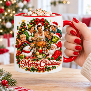Nostalgic Christmas Character Coffee Accent Mug - Personalized Gifts For Movie Lovers 05toqn231026