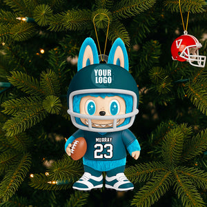Christmas Monster Sporty Ornament Personalized Gifts 04HUDT040925