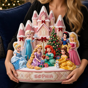 Lovely Fairy Tale Princesses Pillow - Personalized Christmas Gifts 04tydt171026