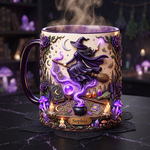 The Witch Coffee Accent Mug - Personalized Gifts For Witch Lovers 03tyta200726