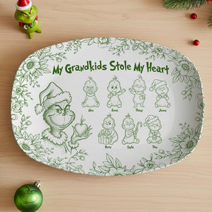 Grandma Green Monster Resign Plate - Personalized Gifts For Christmas 02PGTA200925