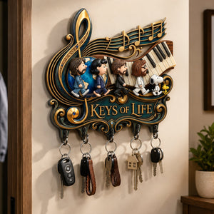 Elevated Notes Key Hanger, Personalized Gifts For Music Lovers 04qhdh300726