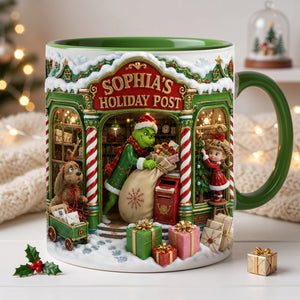 Holiday Post Coffee Mug - Personalized Gifts For Christmas 04halu010826