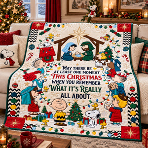 Merry Christmas Nativity Blanket - Personalized Gifts For Christmas 06palu290926