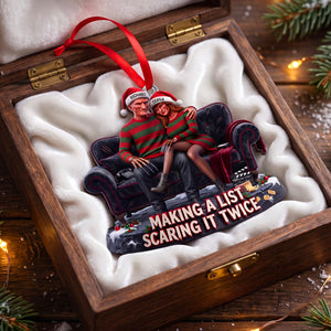 Funny Villain Couple Christmas Ornament - Personalized Gifts For Couple 01paqn170826