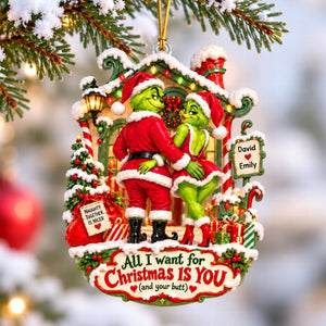 Playful Love Ornament, Personalized Gifts For Couple 04QHQN160926