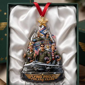 Flying Proud Acrylic Ornament - Personalized Christmas Gift 03tytn240826