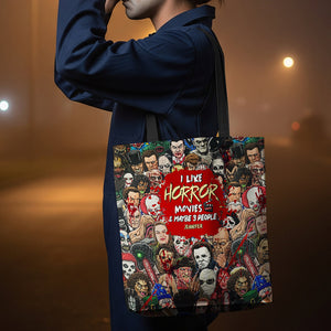 Halloween Horror Tote Bag Personalized Gifts 02HUDT200825