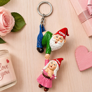 Funny Couple Acrylic Keychain - Personalized Gifts For Couple 05ohdt180726