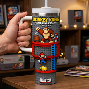 45th Anniversary Retro Game 40oz Tumbler - Gifts For Game Lovers 04kimg050326