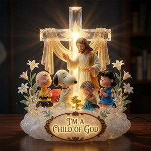 I'm A Child Of God Light Box - Personalized Gifts For Christians 04tydt130726
