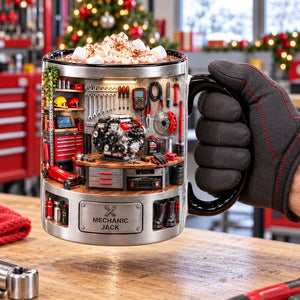 Classic Garage Accent Mug - Personalized Gifts For Mechanic 06ttqn061026