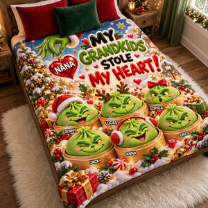 Mischievous Little Bao Buns Blanket - Personalized Gift For Grandmas 04NATN011026