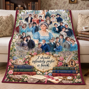 Regency Fiction Blanket - Personalized Gifts For Reading Lovers 06qhtn081026
