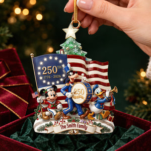 American Pride Edition Christmas Ornament - Personalized Gifts For Patriots 07PADT021026