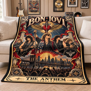 Bon Jovi Band Tarot Blanket - Personalized Gifts For Music Lovers 06hutn291026