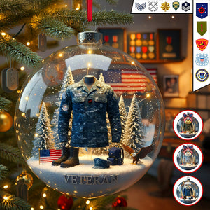 Veteran Ornament - Personalized Gifts For Christmas 02TGMG300925