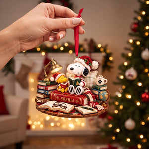 Cozy Reading Nook Acrylic Ornament - Personalized Christmas Gifts For Book Lovers 04tttn290926