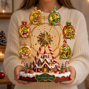 Kids Ferris Wheel Christmas Acrylic Light Box - Personalized Gifts For Christmas 04patn210826
