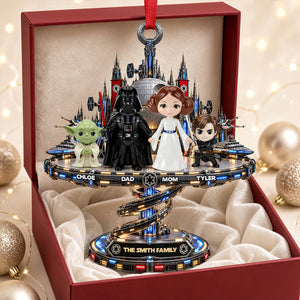 Our Galactic Family Christmas Ornament - Personalized Gifts For Family 05ohdt131026
