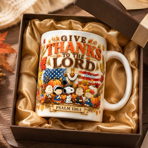 Give Thanks To The Lord Coffee Mug – Personalized Gifts For Christians 02todh300726