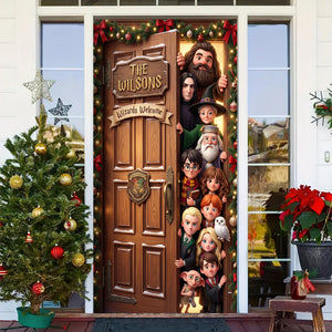 Welcome To Fantastical World Christmas Door Cover - Personalized Christmas Gifts 06naqn290926