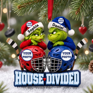 House Divided Mischievous Sport Duo Christmas Ornament - Personalized Gifts For Couple 02hulu081026