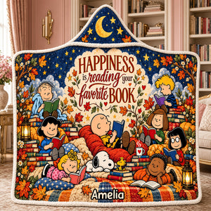 Bookworm Christmas Wearable Blanket Hoodie - Personalized Gifts For Book Lovers 01NADT221026