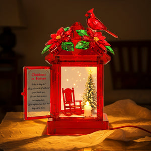 Personalized Cardinal Memorial Acrylic Light Box – Heaven Christmas Gifts 03tomg051125