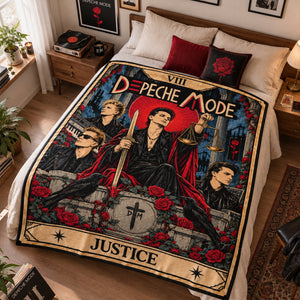 Electric Nights Depeche Mode Tarot Blanket - Personalized Gifts For Music Lovers 08HULU281026