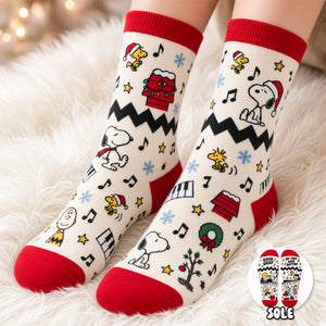 Sweet Melody Pals Middle Tube Socks - Personalized Christmas Gifts 02HADH150926