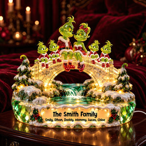 Furry Mischief Family Acrylic Light Box - Personalized Christmas Gifts For Family 02ohdt241026