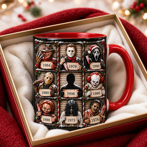 Christmas Horror Squad Accent Mug - Personalized Gifts For Fans Coffee Mug 02PADH211026