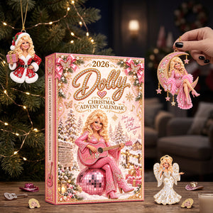 Dolly Parton Tribute Christmas Advent Calendar Blind Box - Personalized Gifts For Music Lovers 03nata160926