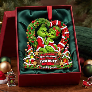 Playful Couple Acrylic Ornament - Personalized Gifts For Couple 02ohlu011026