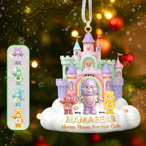 Cute Cubs Ornament - Personalized Gifts For Mom And Grandma 02NAMG041025