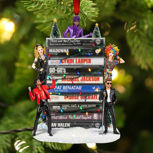 Retro Rock Music - Personalized Gifts For Christmas Ornament 05naqn011125