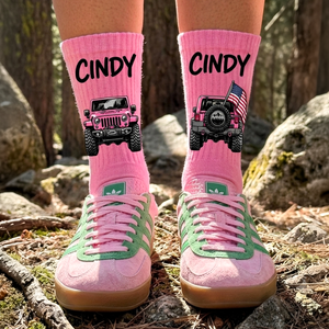 Funny Off-road Journey Middle Tube Socks - Personalized Gifts For Off-road Lovers 03hudt201026