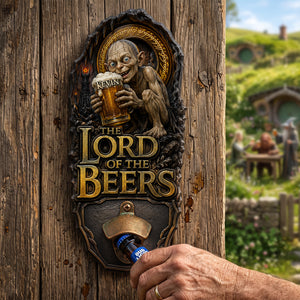 Dark Fantasy Wooden Wall Hanging Bottle Opener - Personalized Gifts 01nata210726