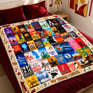Musical Theater Blanket - Personalized Gifts 06nadh061026