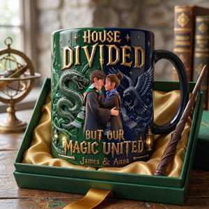 Fantasy House Divided Magic Coffee Mug - Personalized Gifts For Couple 05ohlu130726