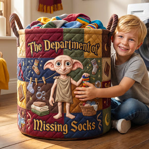 The Lost Socks Laundry Basket - Personalized Gift For Fantasy Lovers 03TYDT300626